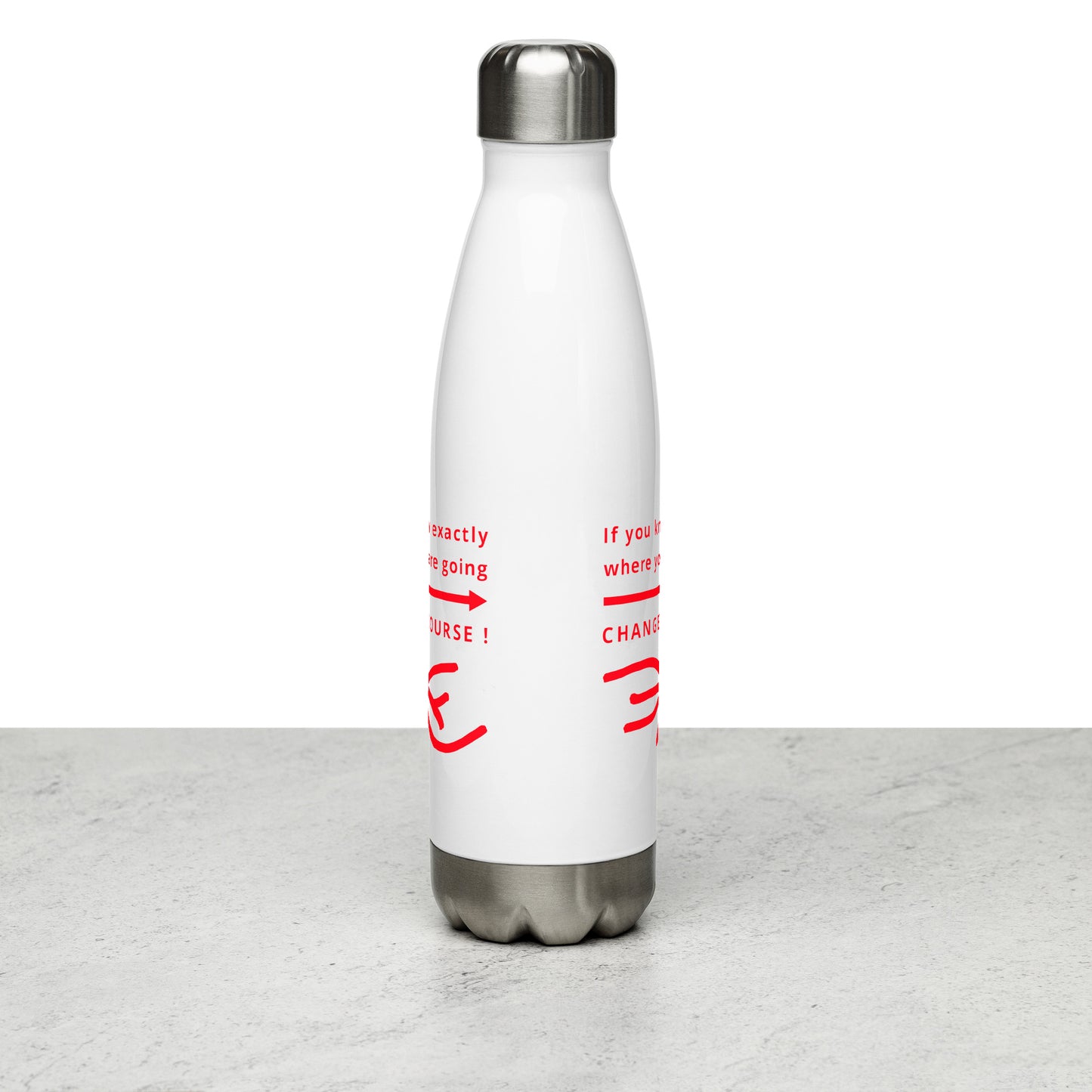 Stainless Steel Water Bottle (Reflections / Questions collection)