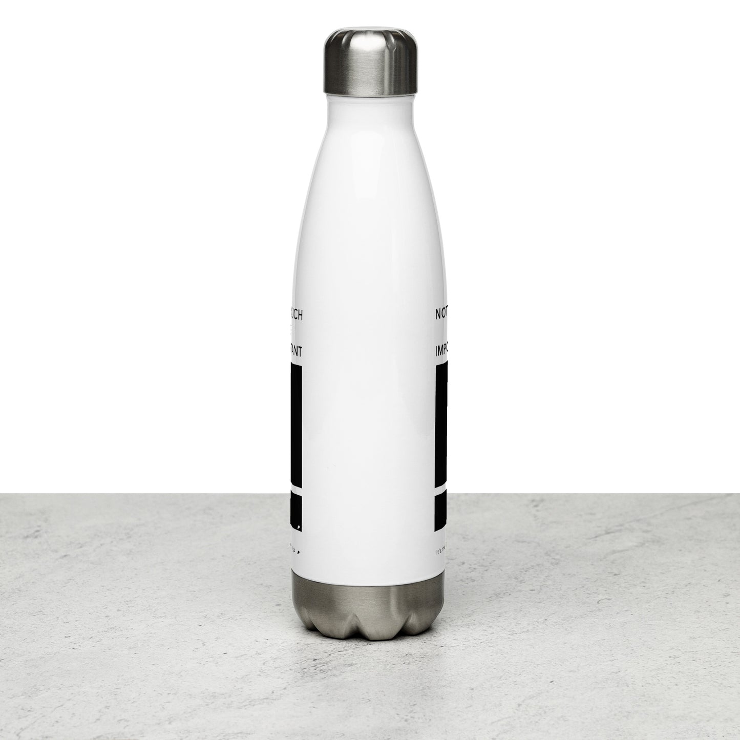 Stainless Steel Water Bottle (Reflections / Questions collection)