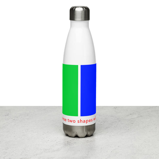 Stainless Steel Water Bottle (Reflections / Questions collection)