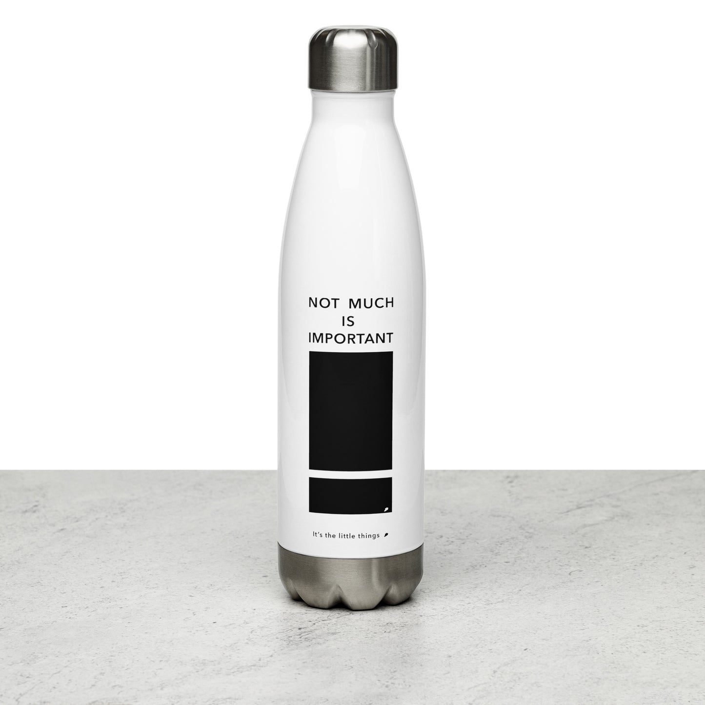 Stainless Steel Water Bottle (Reflections / Questions collection)