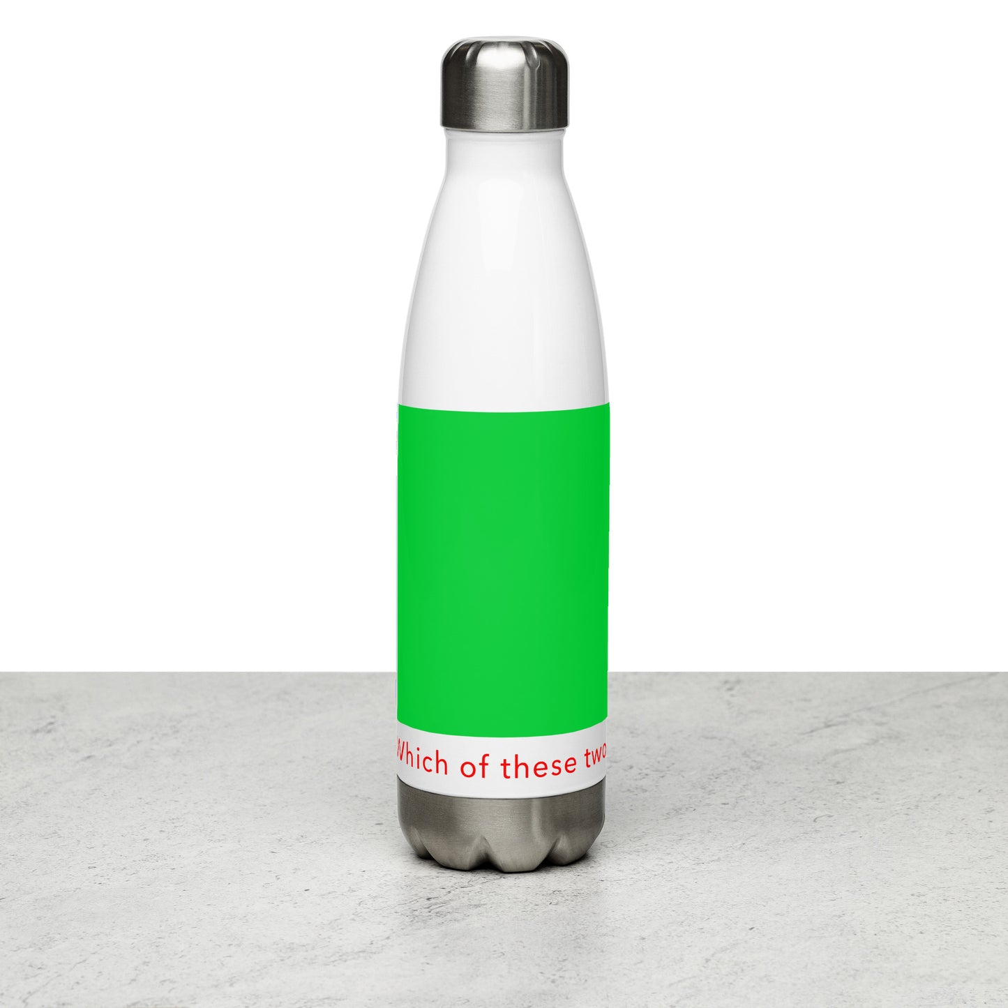 Stainless Steel Water Bottle (Reflections / Questions collection)