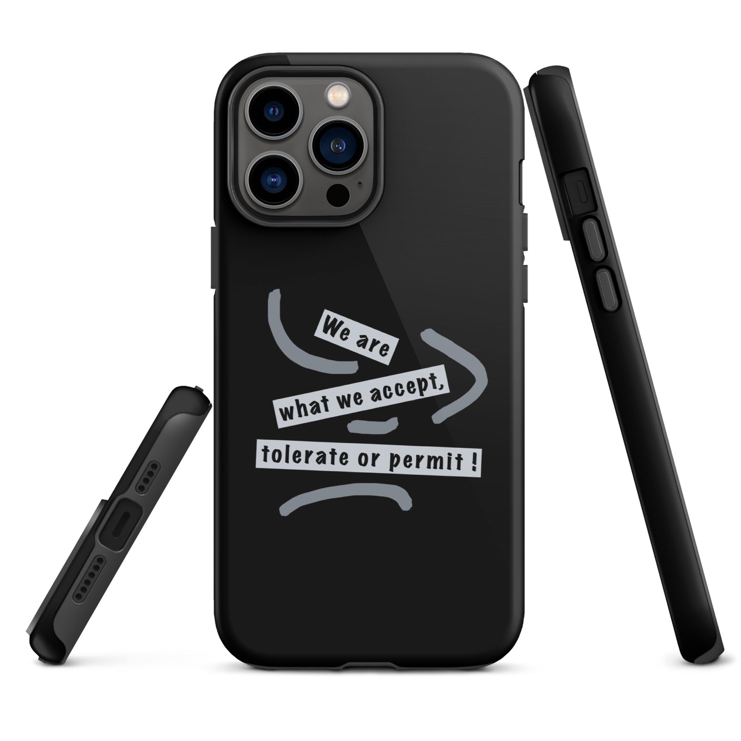 Tough Case for iPhone® (Reflections / Questions collection)