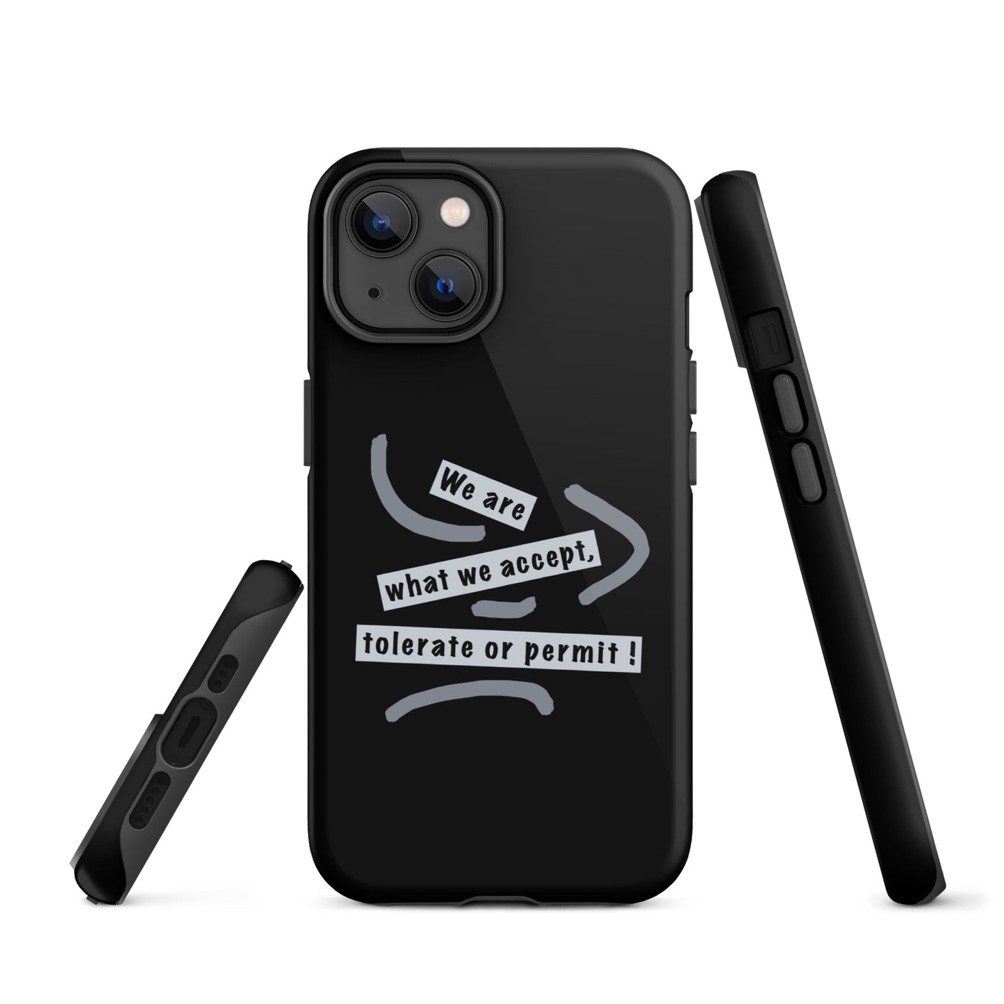 Tough Case for iPhone® (Reflections / Questions collection)