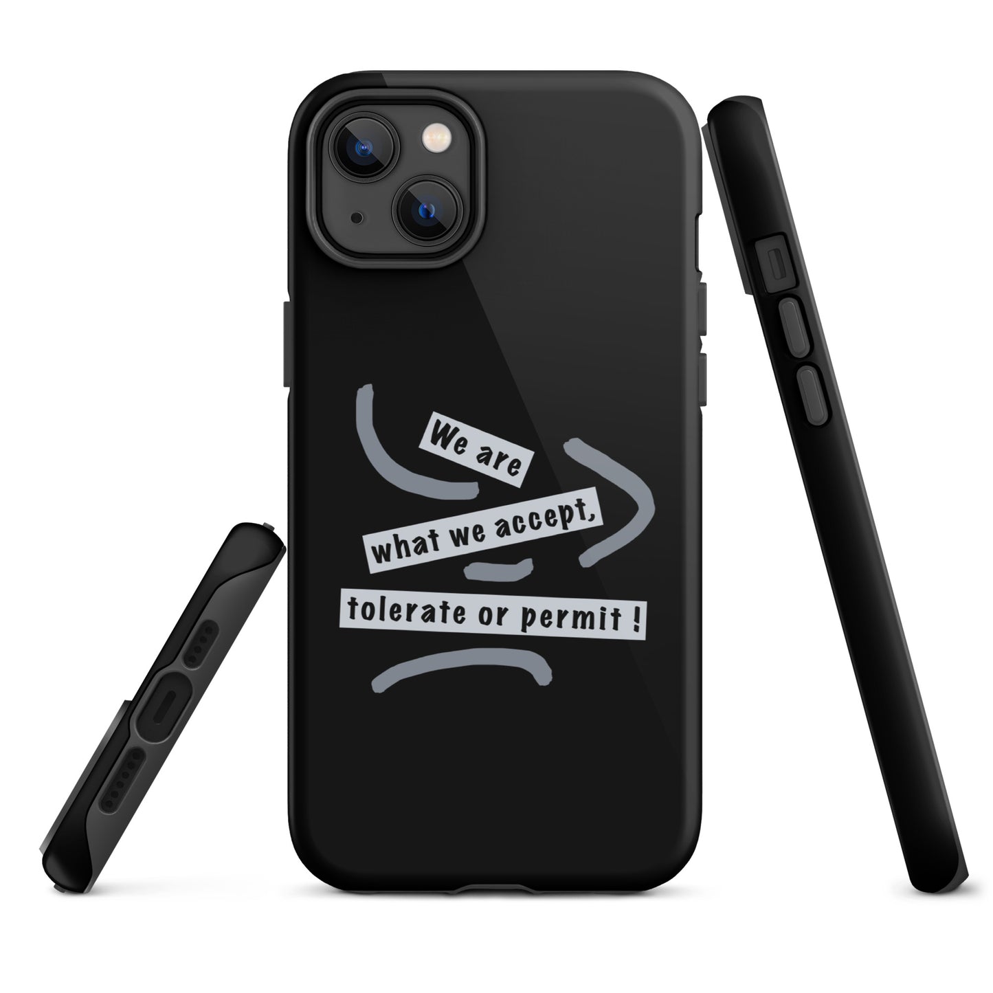 Tough Case for iPhone® (Reflections / Questions collection)