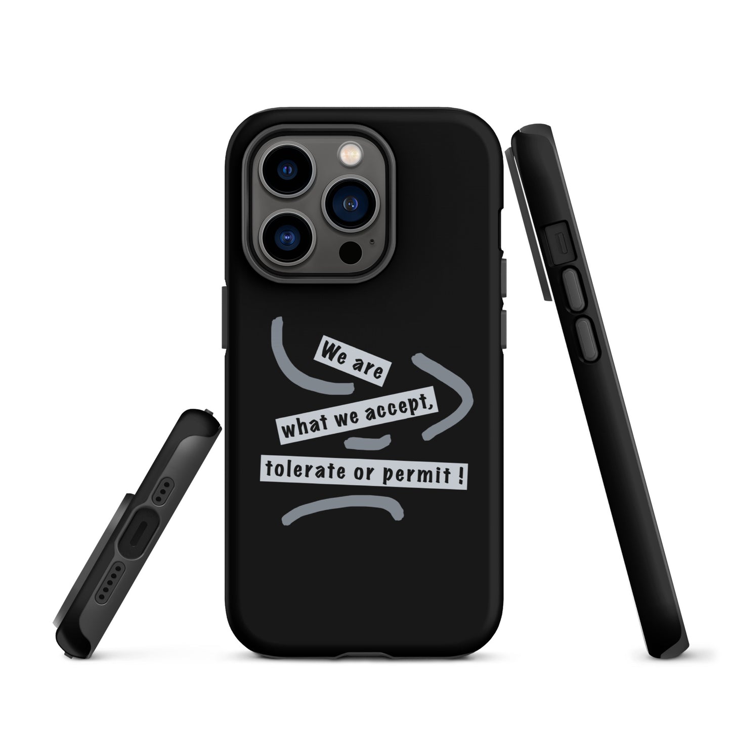 Tough Case for iPhone® (Reflections / Questions collection)