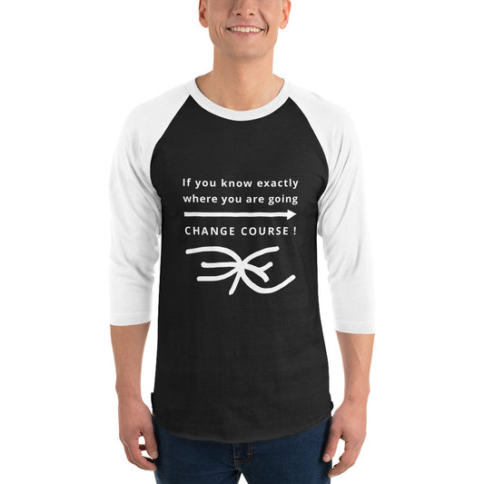 3/4 sleeve raglan shirt (Reflections / Questions collection)