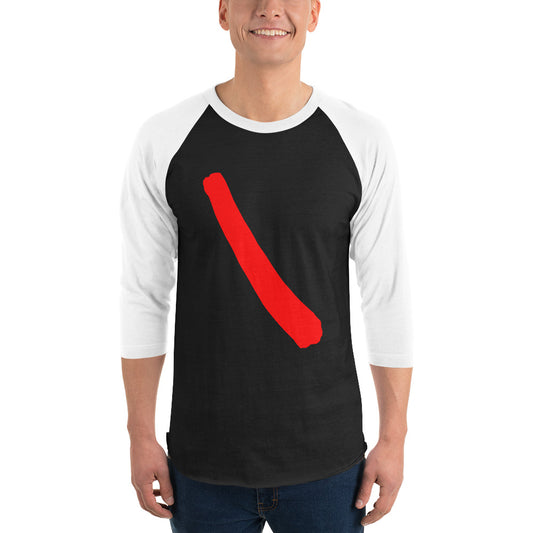 3/4 sleeve raglan shirt (Abstract Chic collection)