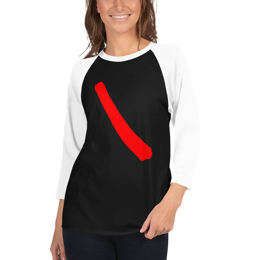 3/4 sleeve raglan shirt (Abstract Chic collection)