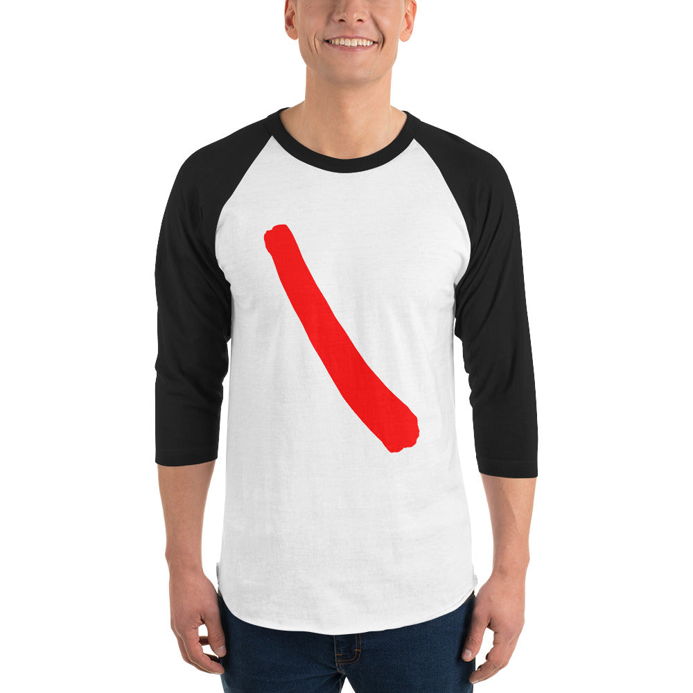 3/4 sleeve raglan shirt (Abstract Chic collection)