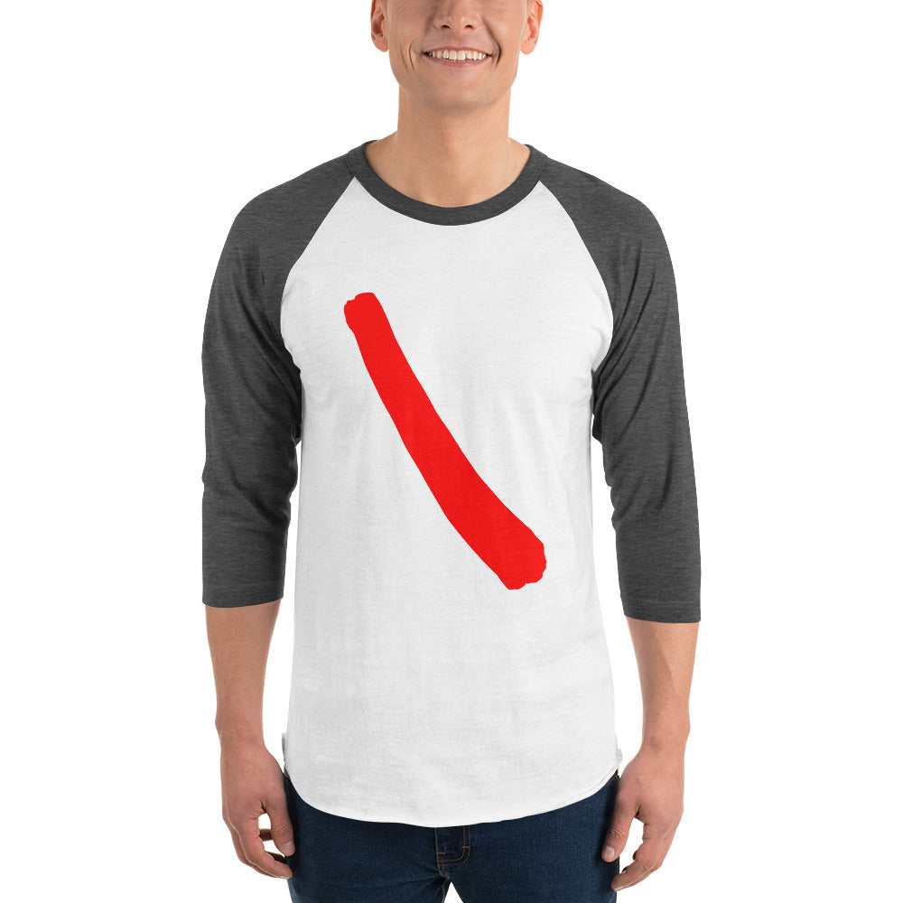 3/4 sleeve raglan shirt (Abstract Chic collection)