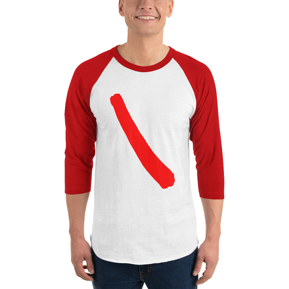 3/4 sleeve raglan shirt (Abstract Chic collection)