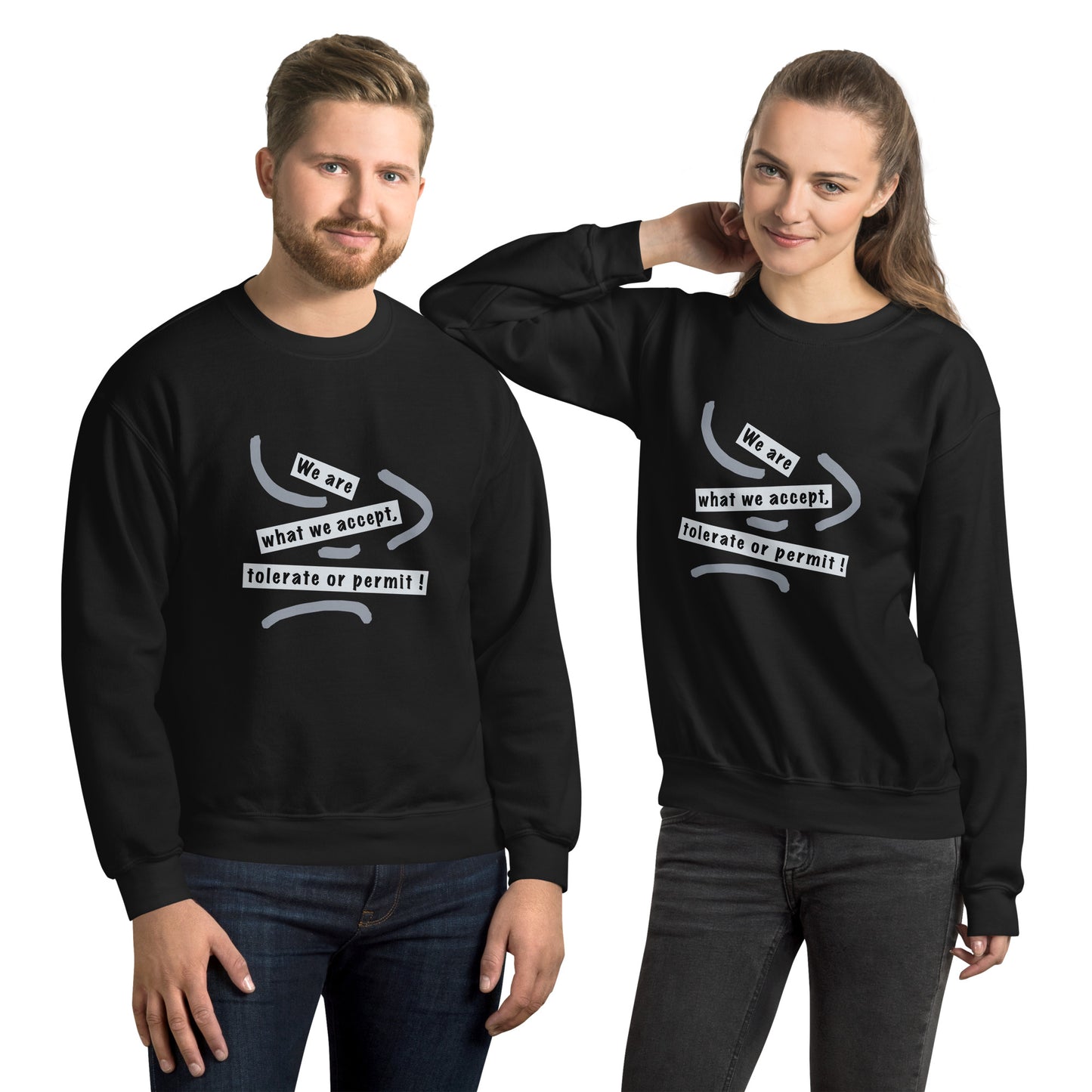 Unisex Sweatshirt (Reflections / Questions collection)