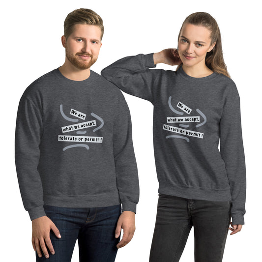 Unisex Sweatshirt (Reflections / Questions collection)