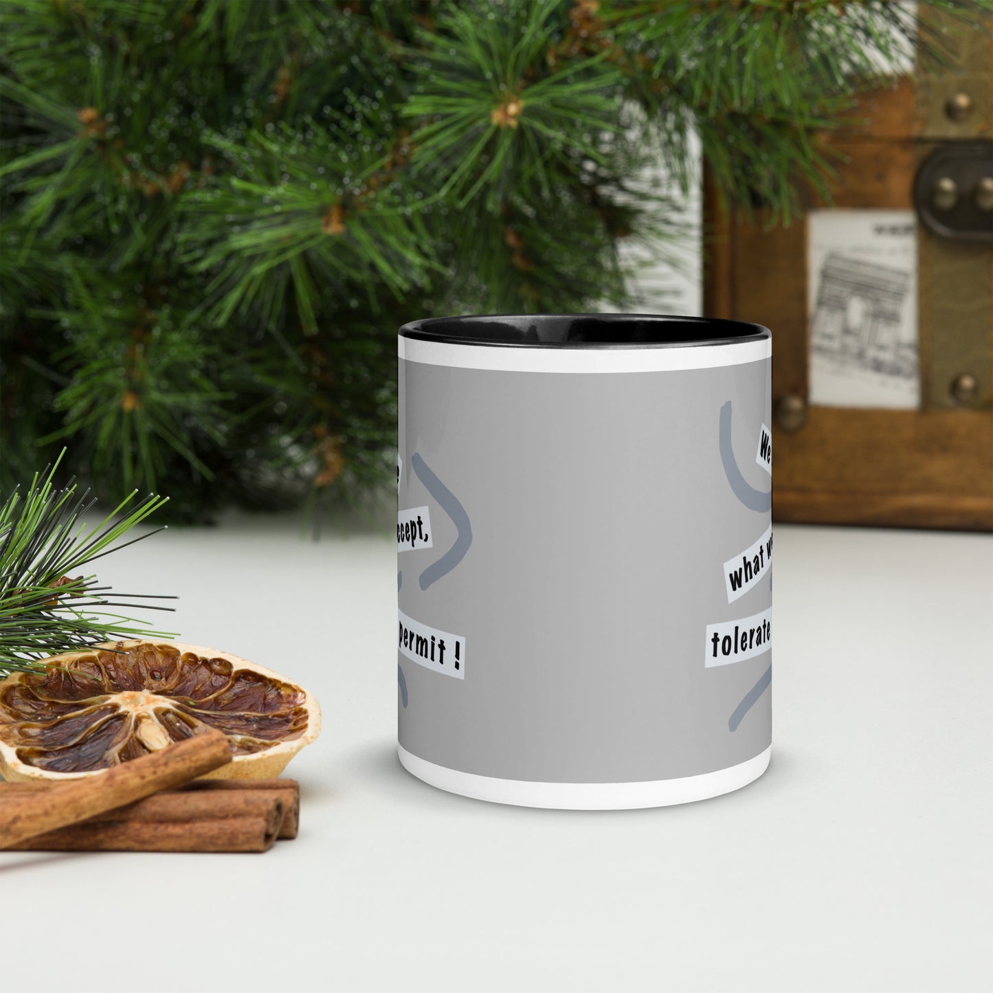 Mug with Color Inside (Reflections / Questions collection)