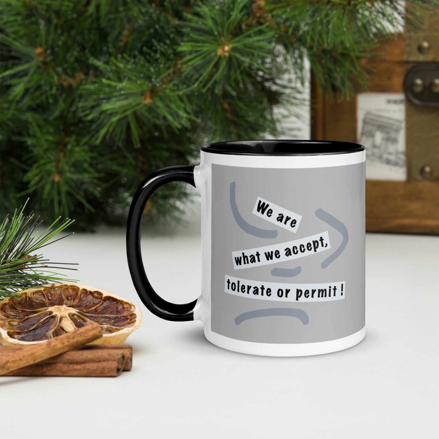 Mug with Color Inside (Reflections / Questions collection)