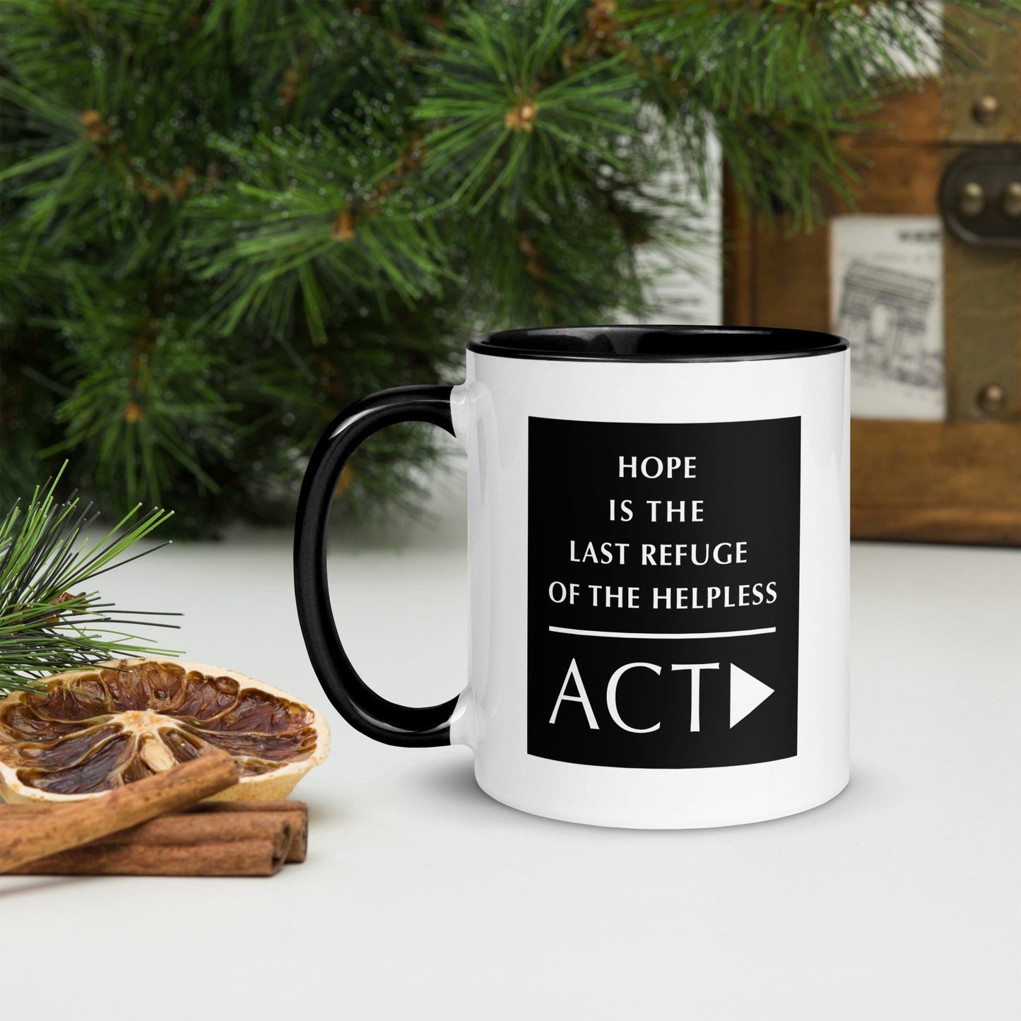 Mug with Color Inside (Reflections / Questions collection)