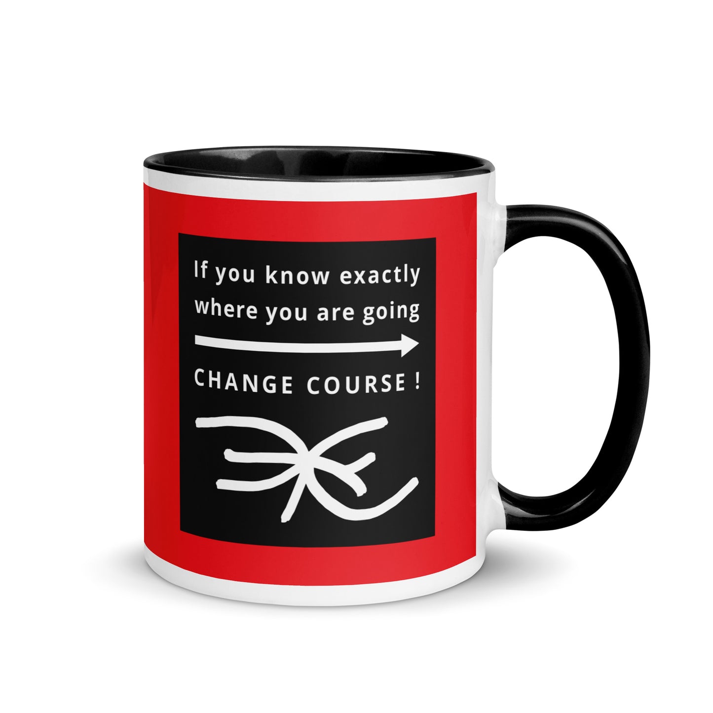 Mug with Color Inside (Reflections / Questions collection)