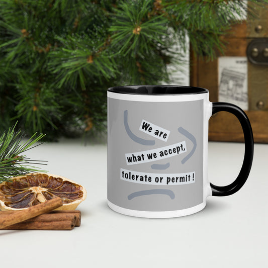 Mug with Color Inside (Reflections / Questions collection)