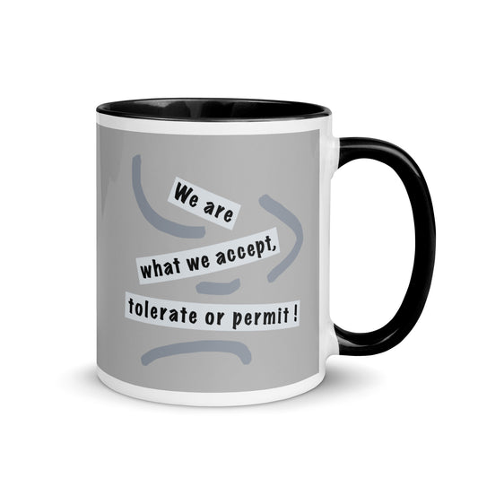 Mug with Color Inside (Reflections / Questions collection)