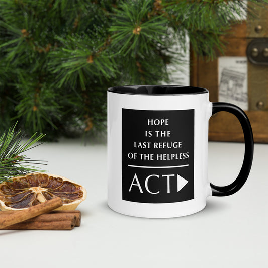 Mug with Color Inside (Reflections / Questions collection)