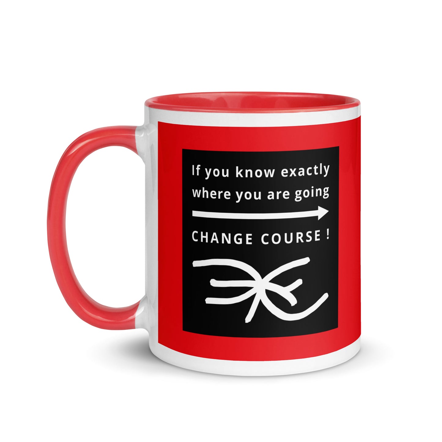 Mug with Color Inside (Reflections / Questions collection)