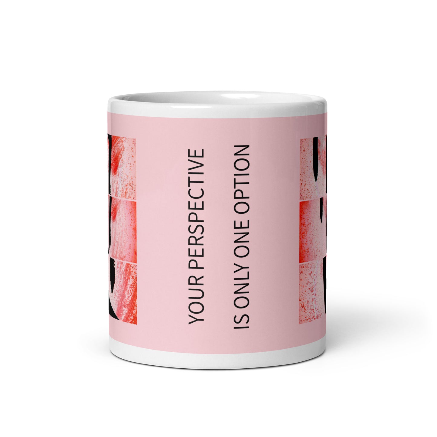 White glossy mug (Abstract Chic collection)