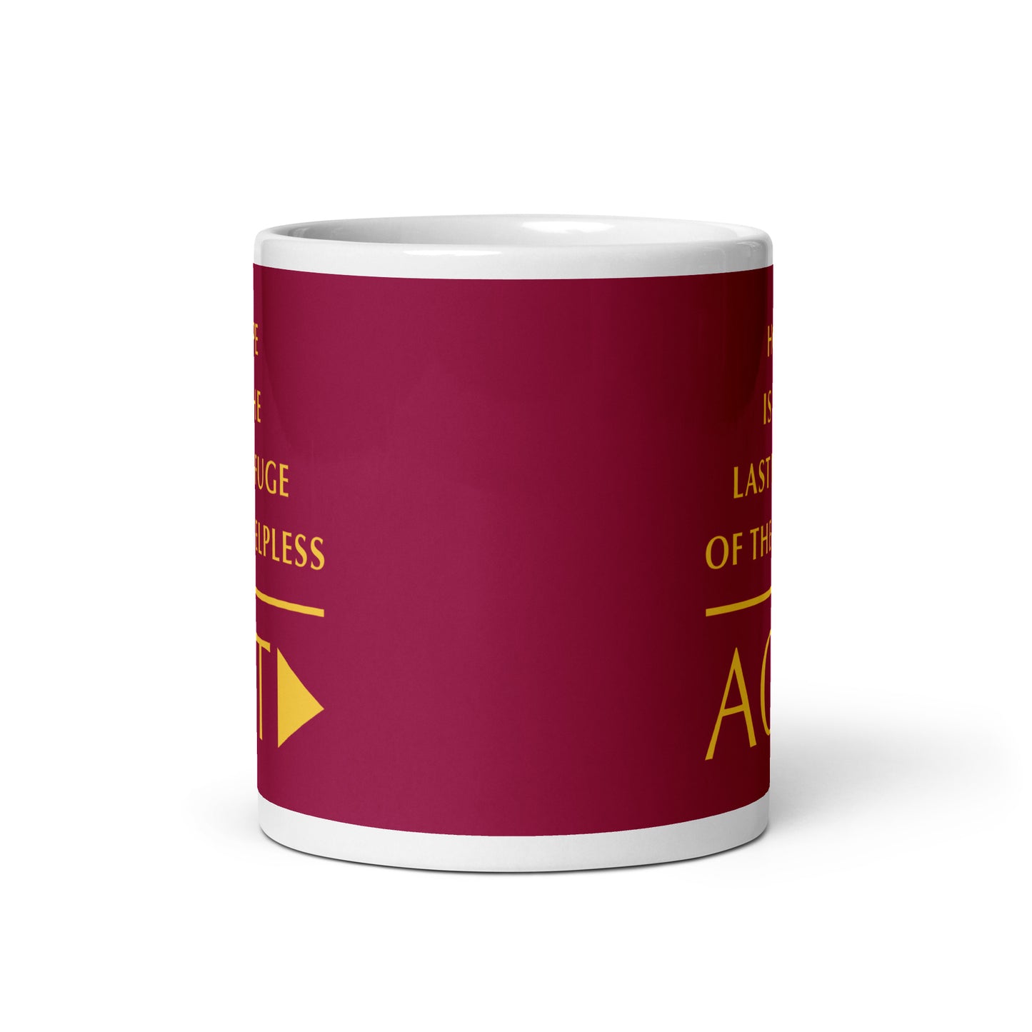 White glossy mug (Reflections / Questions collection)