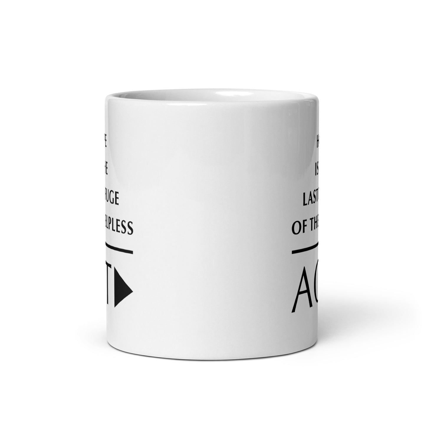 White glossy mug (Reflections / Questions collection)