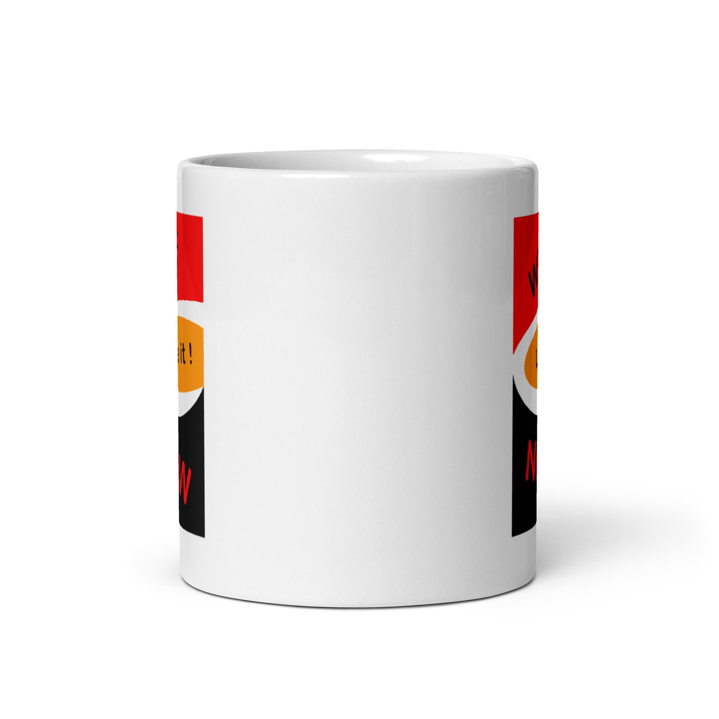 White glossy mug (Just For Fun collection)