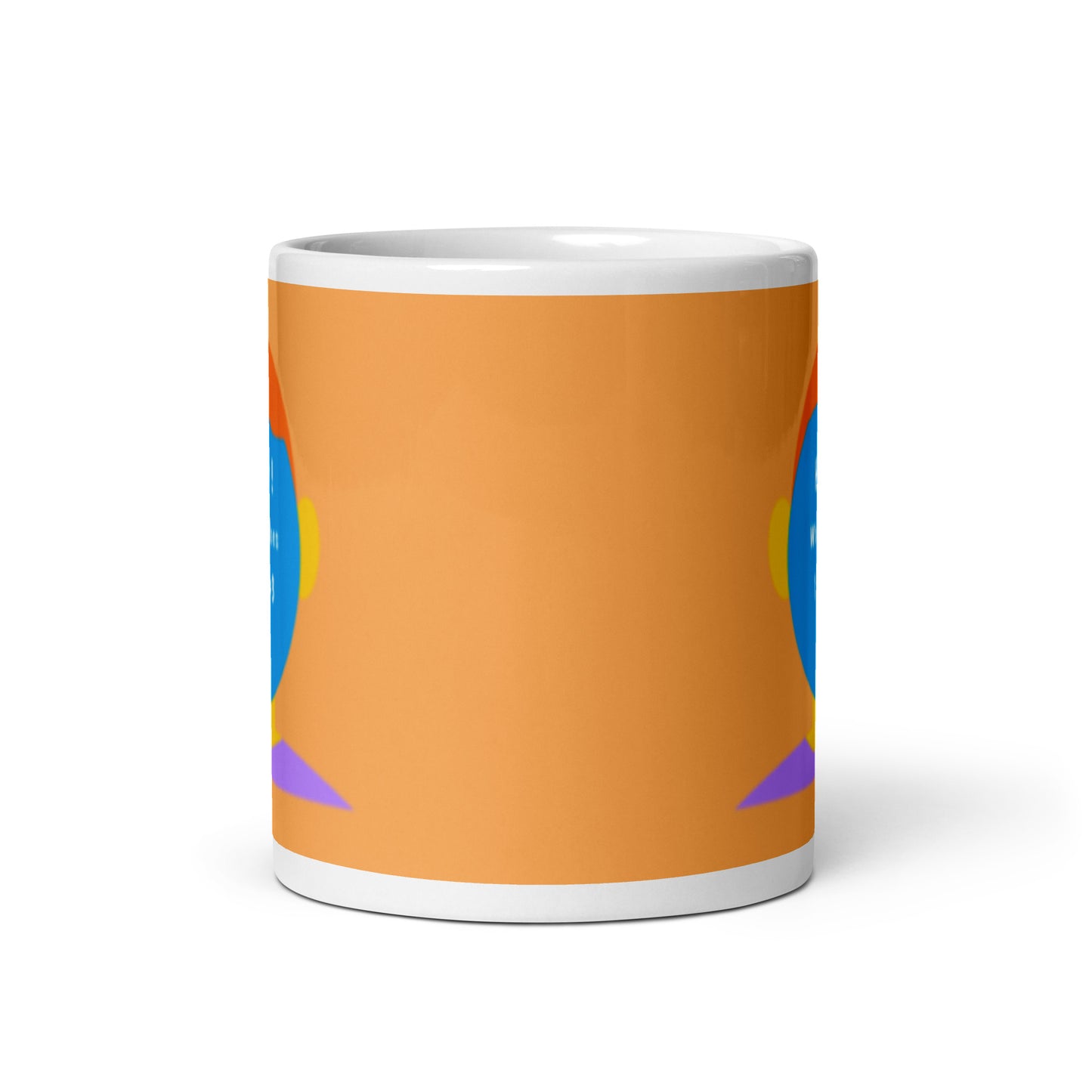 White glossy mug (Egghead collection)