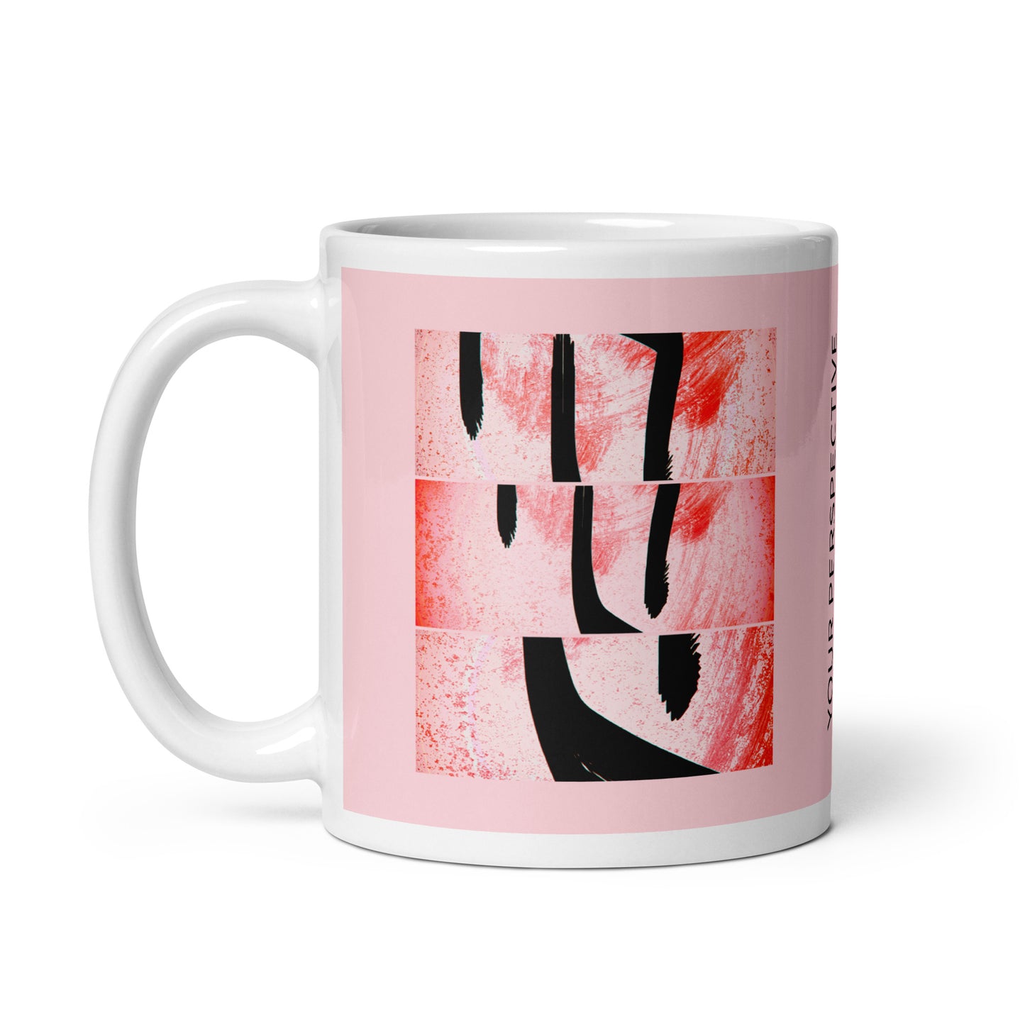 White glossy mug (Abstract Chic collection)