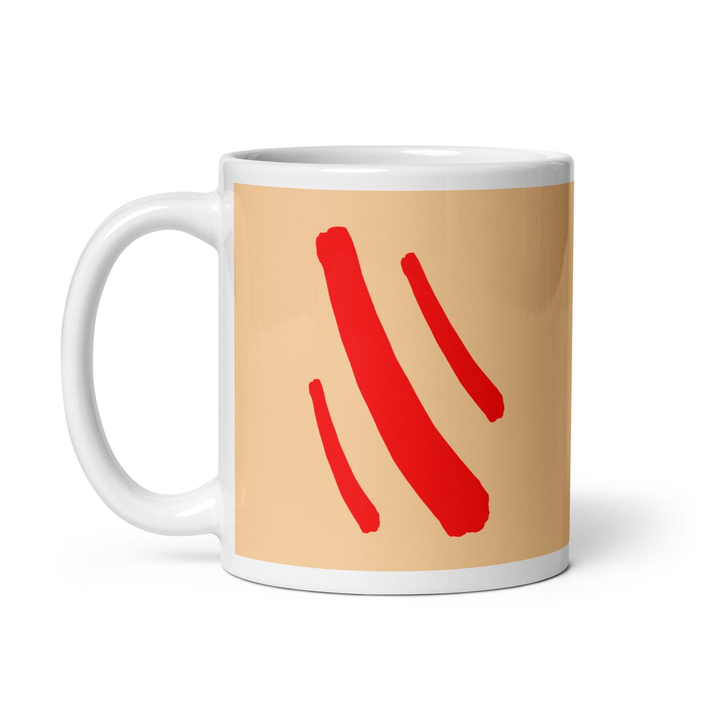 White glossy mug (Abstract Chic collection)