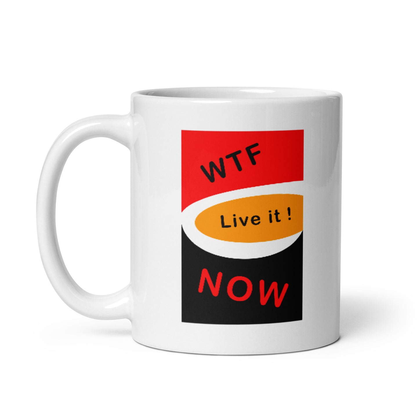 White glossy mug (Just For Fun collection)