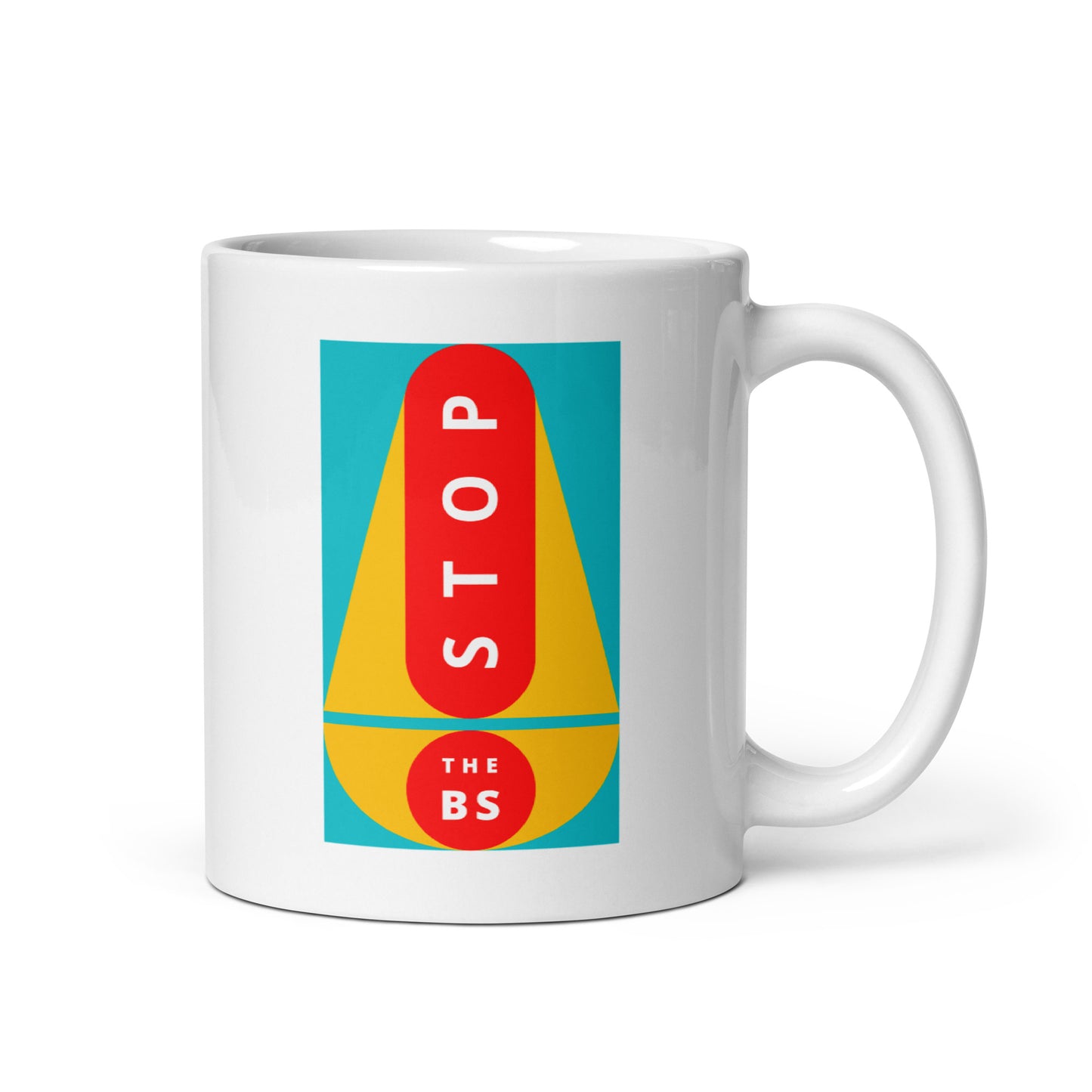 White glossy mug (Just For Fun collection)