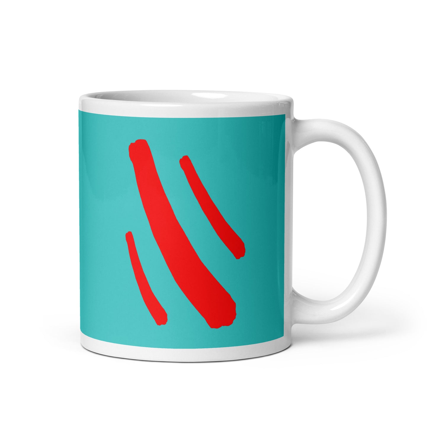 White glossy mug (Abstract Chic collection)