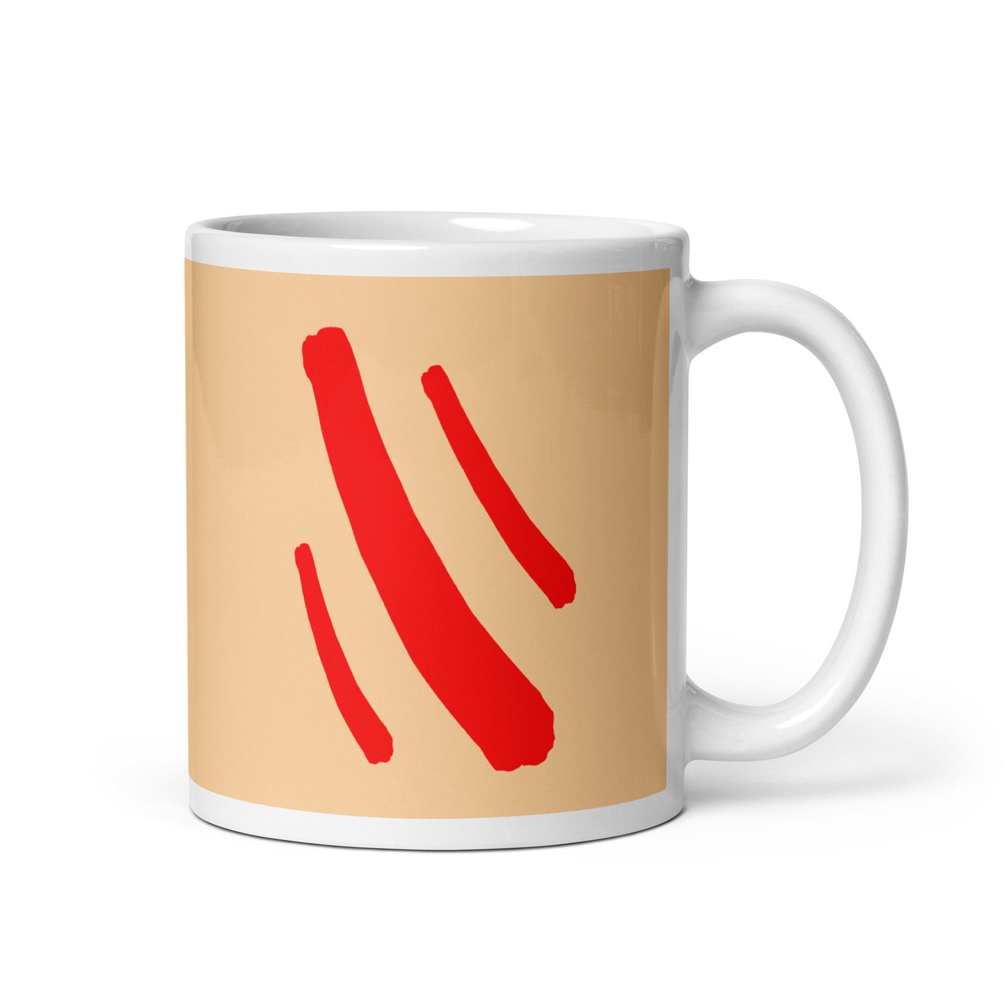 White glossy mug (Abstract Chic collection)