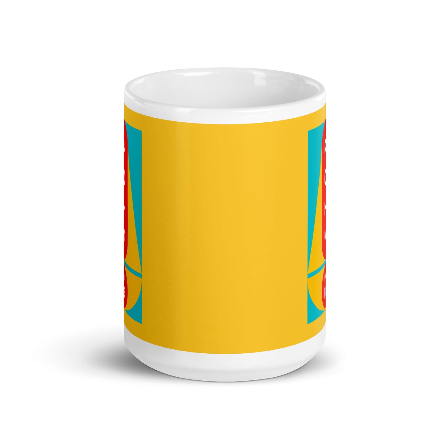 White glossy mug (Just For Fun collection)