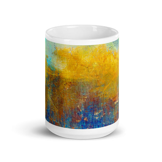 White glossy mug (Abstract Chic collection)