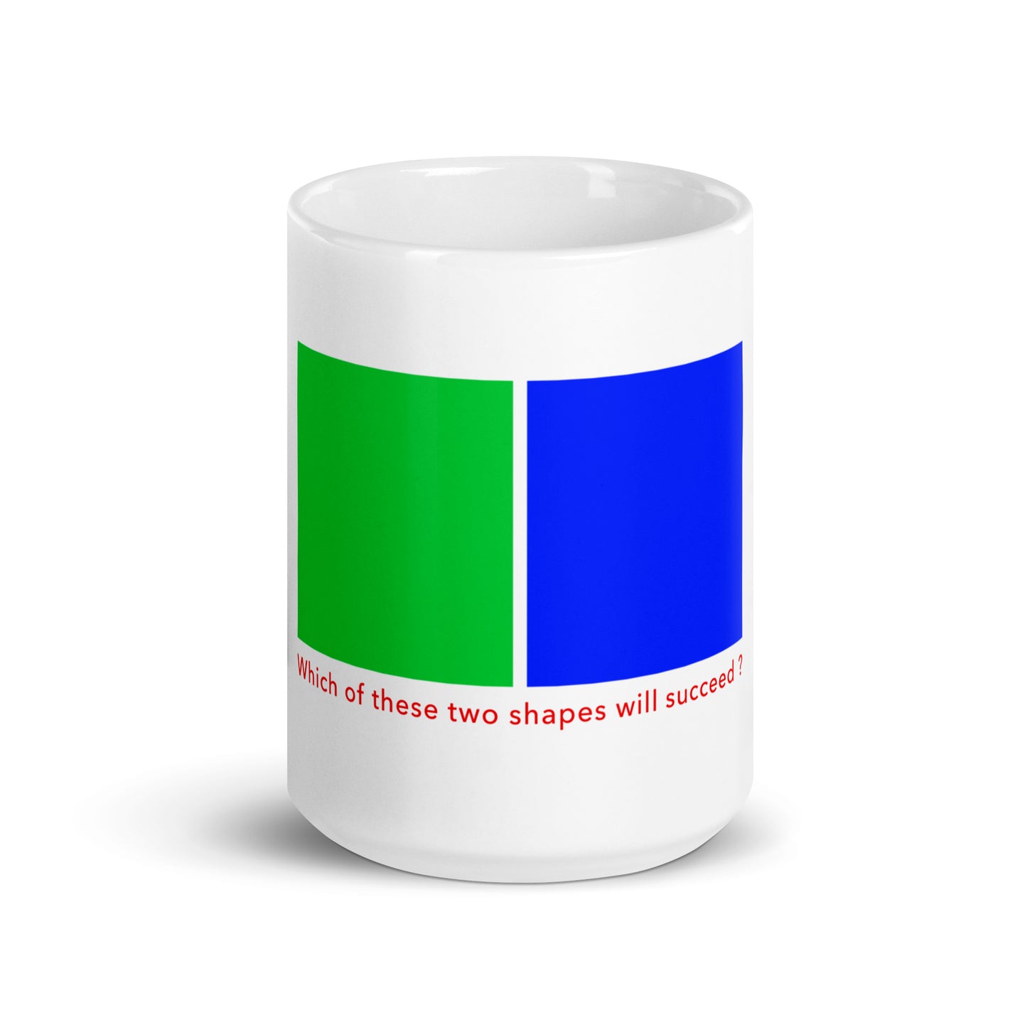 White glossy mug (Reflections / Questions collection)