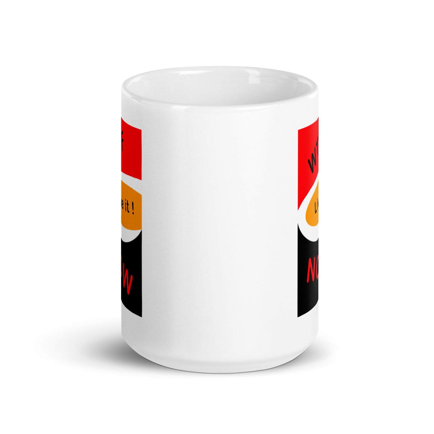 White glossy mug (Just For Fun collection)