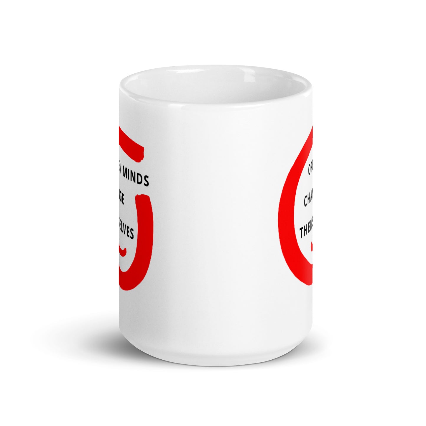 White glossy mug (Reflections / Questions collection)