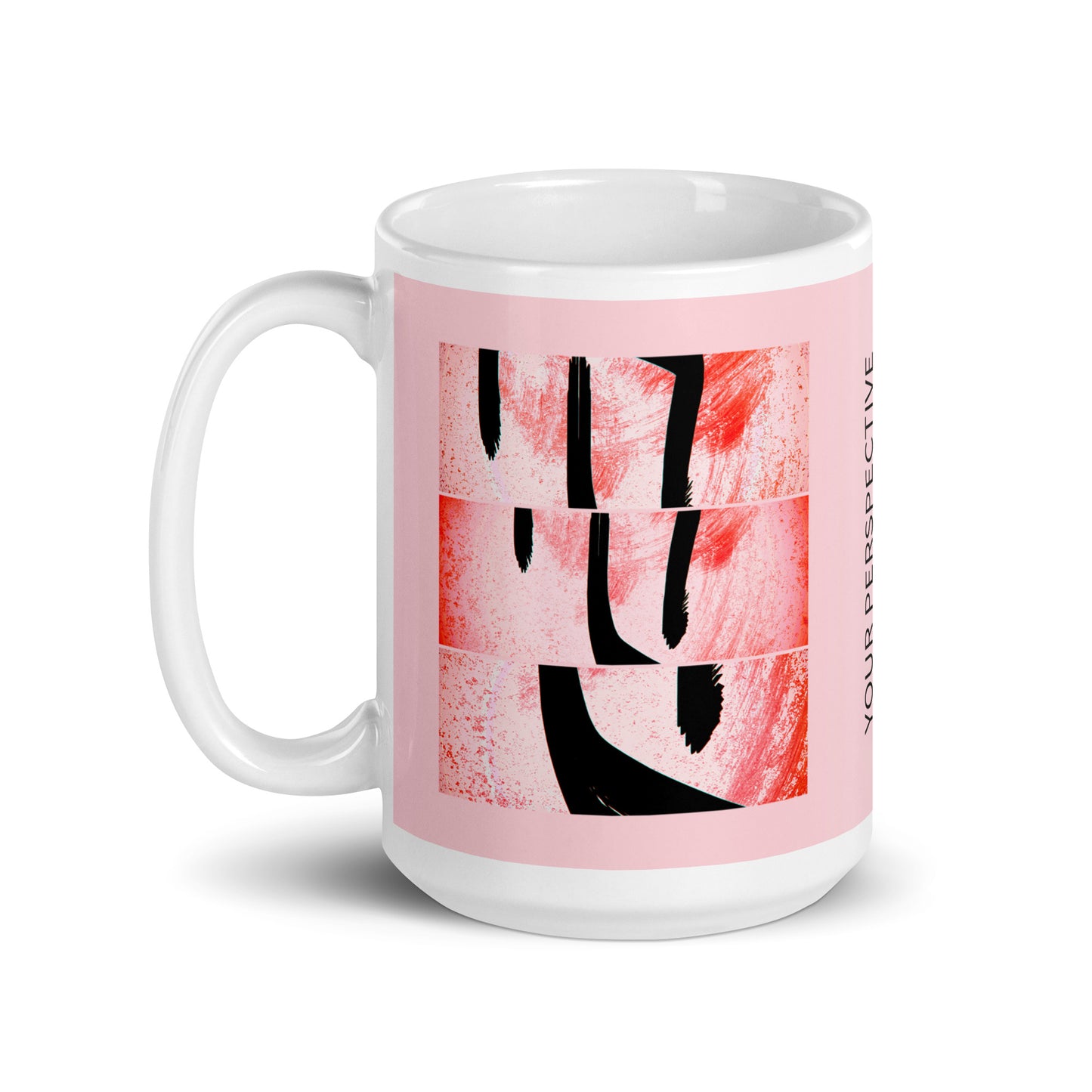 White glossy mug (Abstract Chic collection)