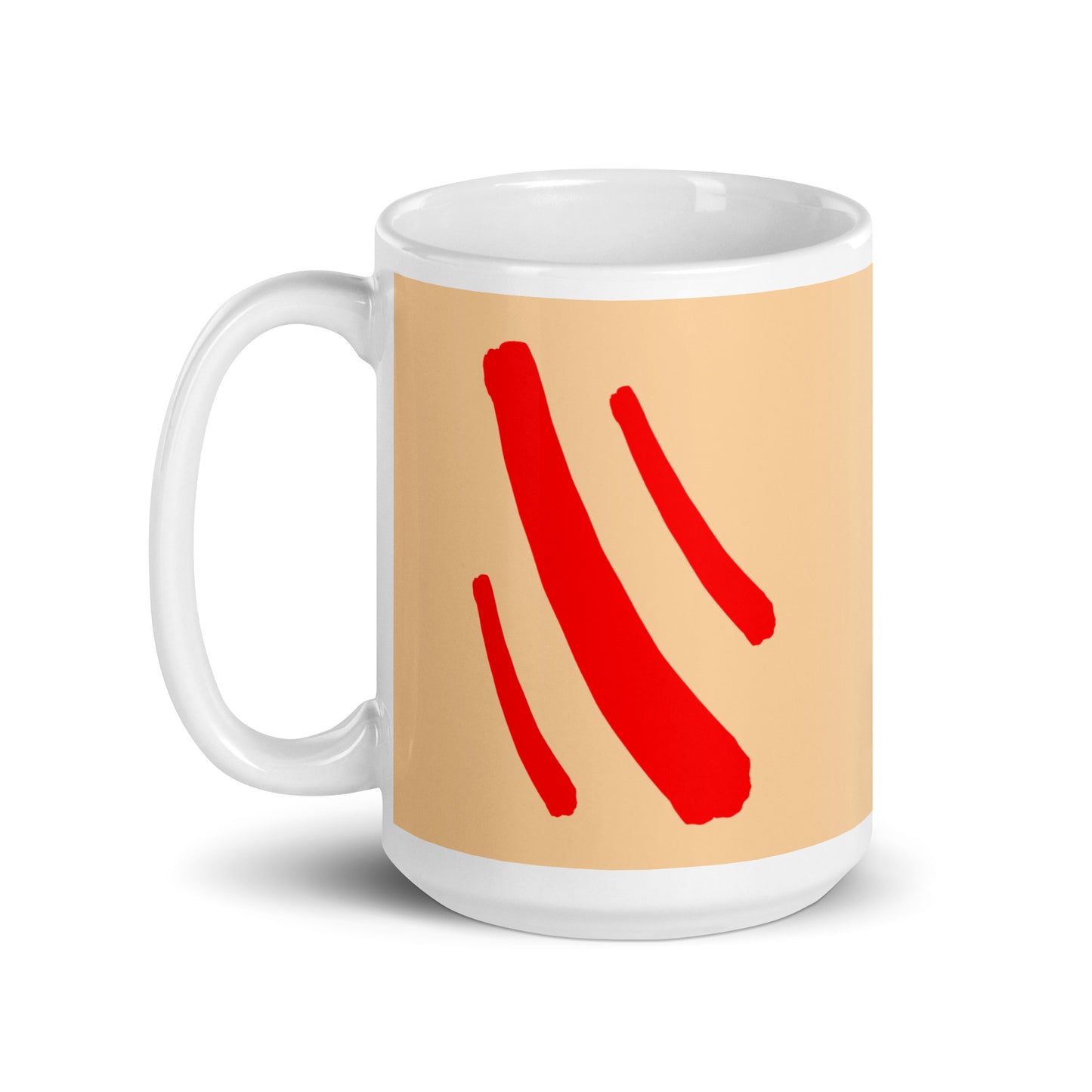 White glossy mug (Abstract Chic collection)