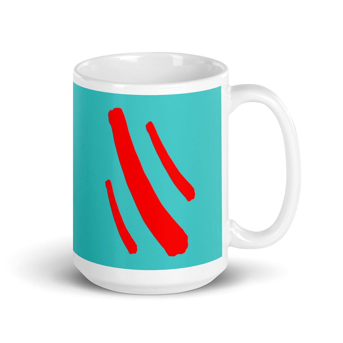 White glossy mug (Abstract Chic collection)