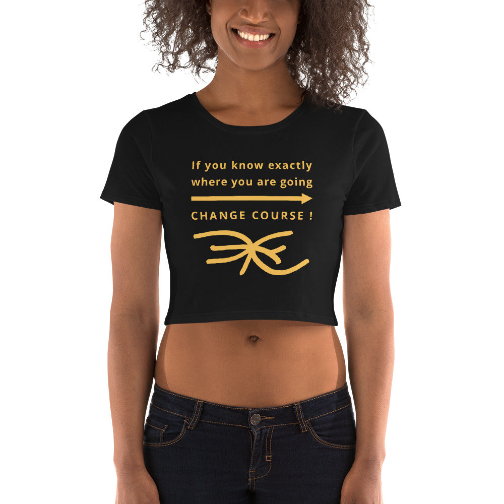 Women’s Crop Tee (Reflections / Questions collection)