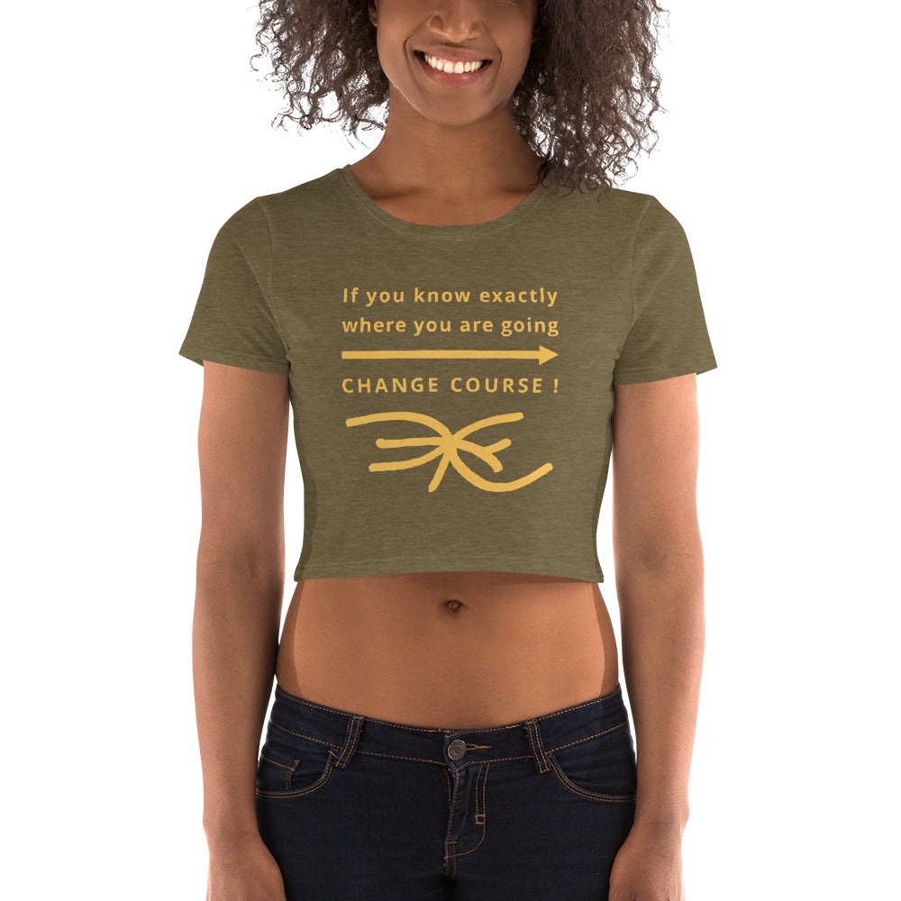 Women’s Crop Tee (Reflections / Questions collection)