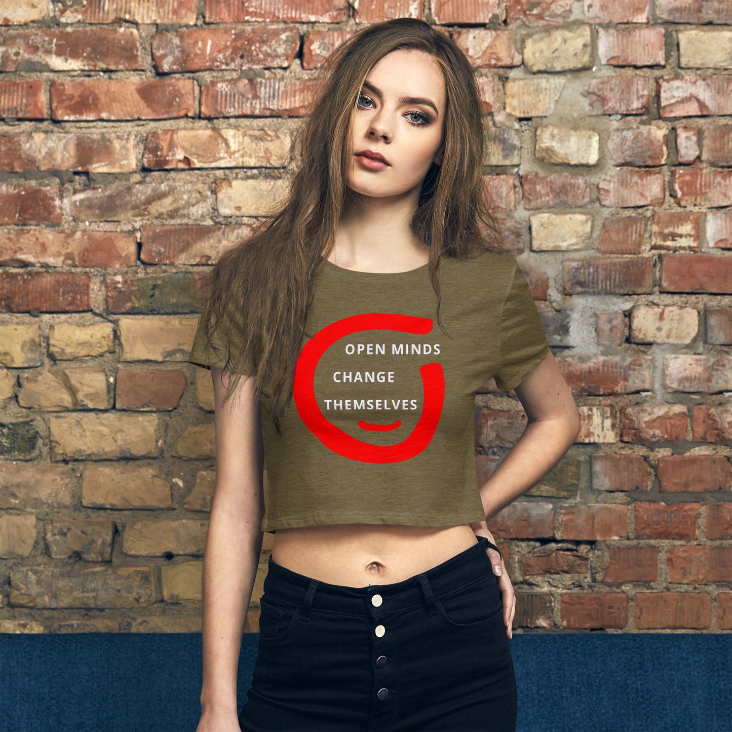 Women’s Crop Tee (Reflections / Questions collection)