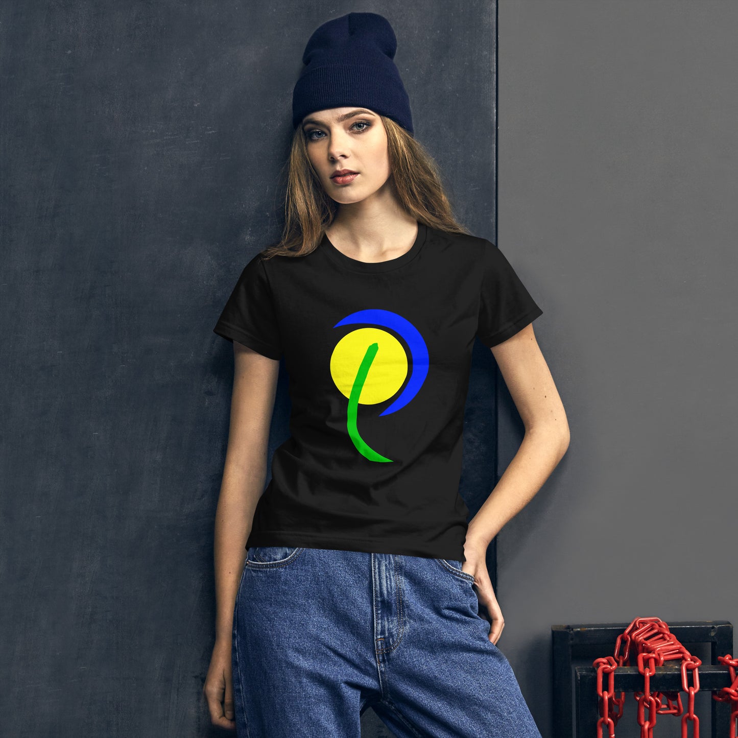 Women's short sleeve t-shirt (Abstract Chic collection)