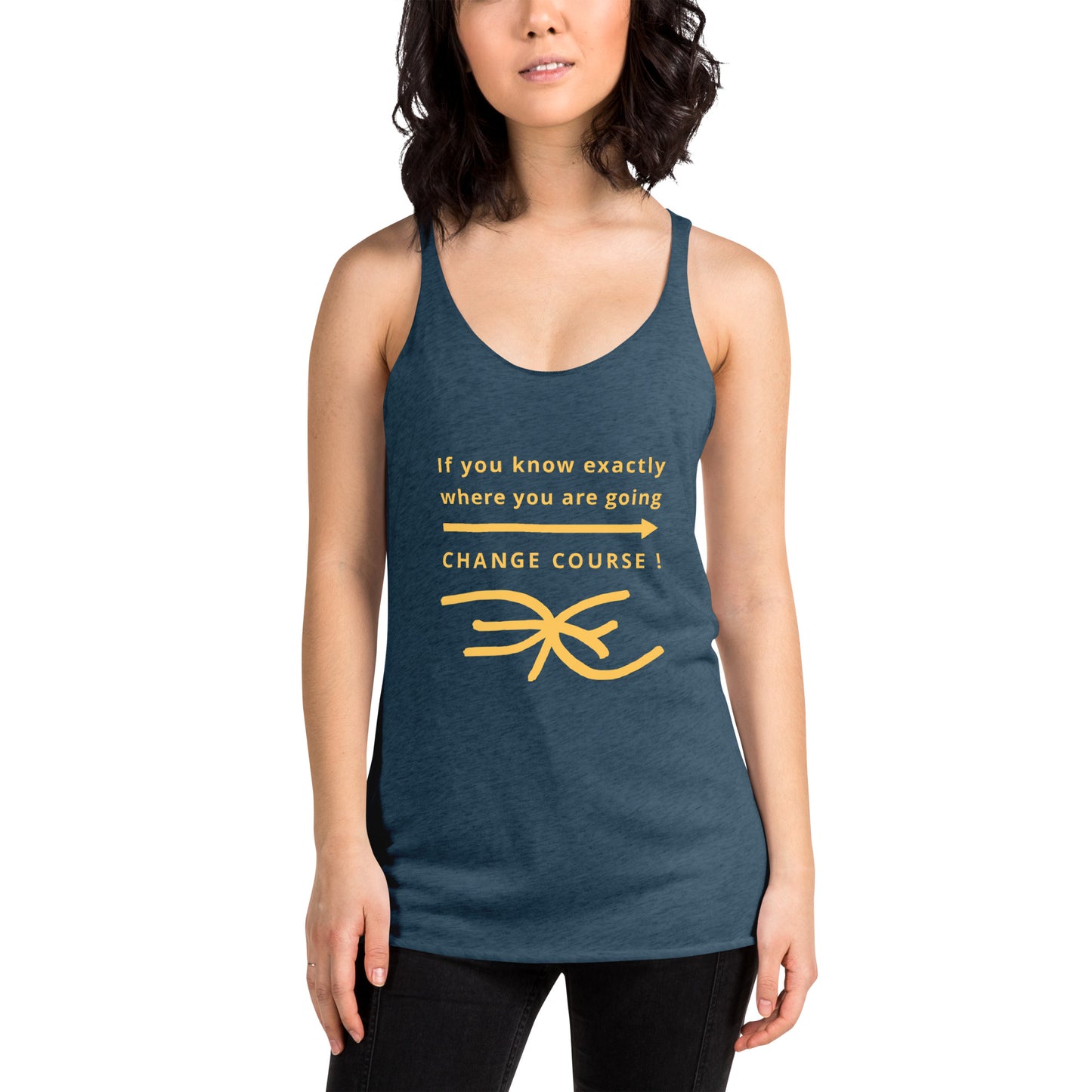 Women's Racerback Tank (Reflections / Questions collection)