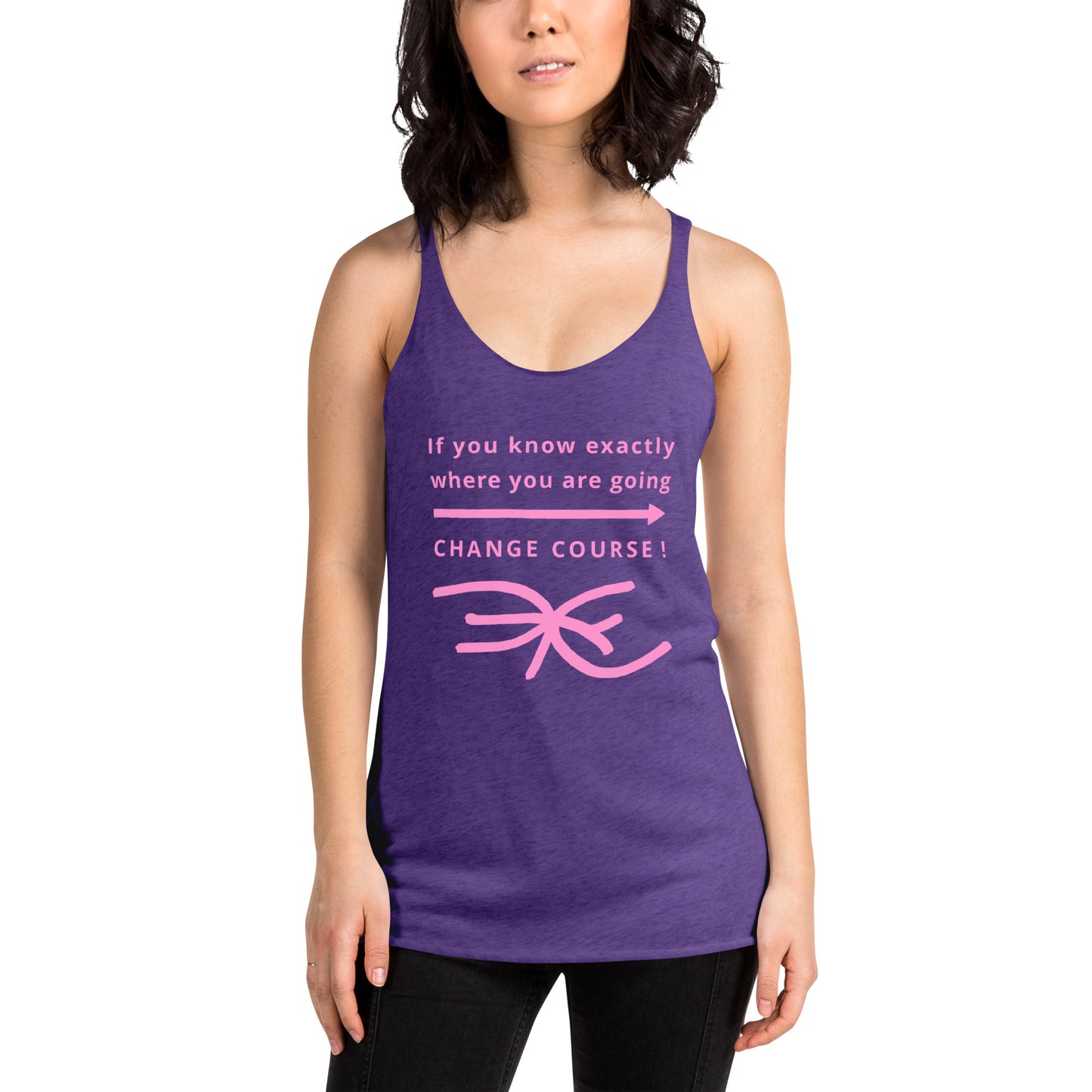 Women's Racerback Tank (Reflections / Questions collection)